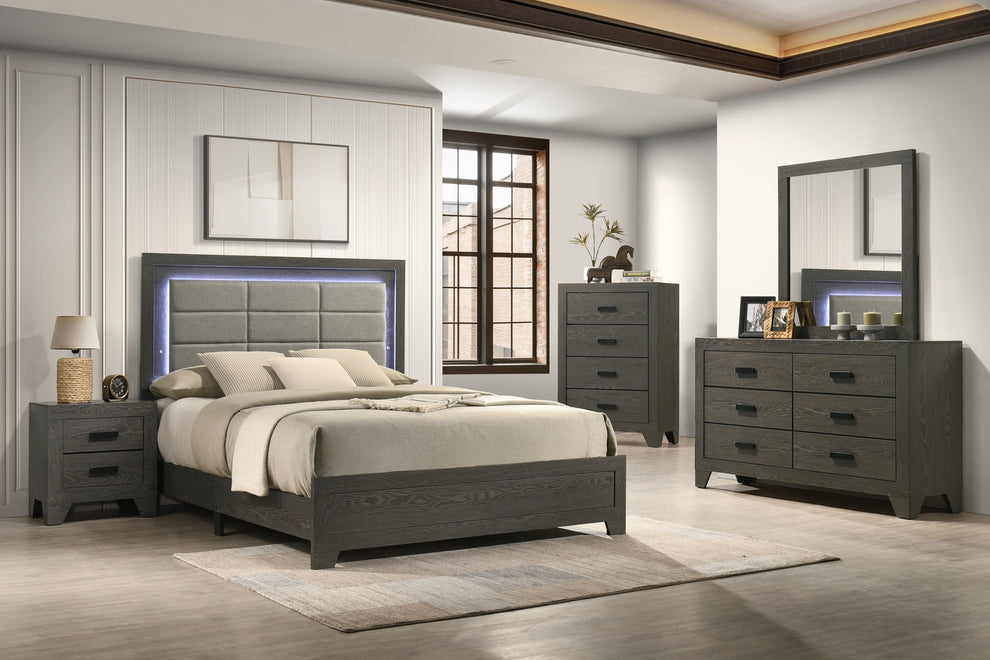 Richfield Grey Panel Bedroom Set B1335