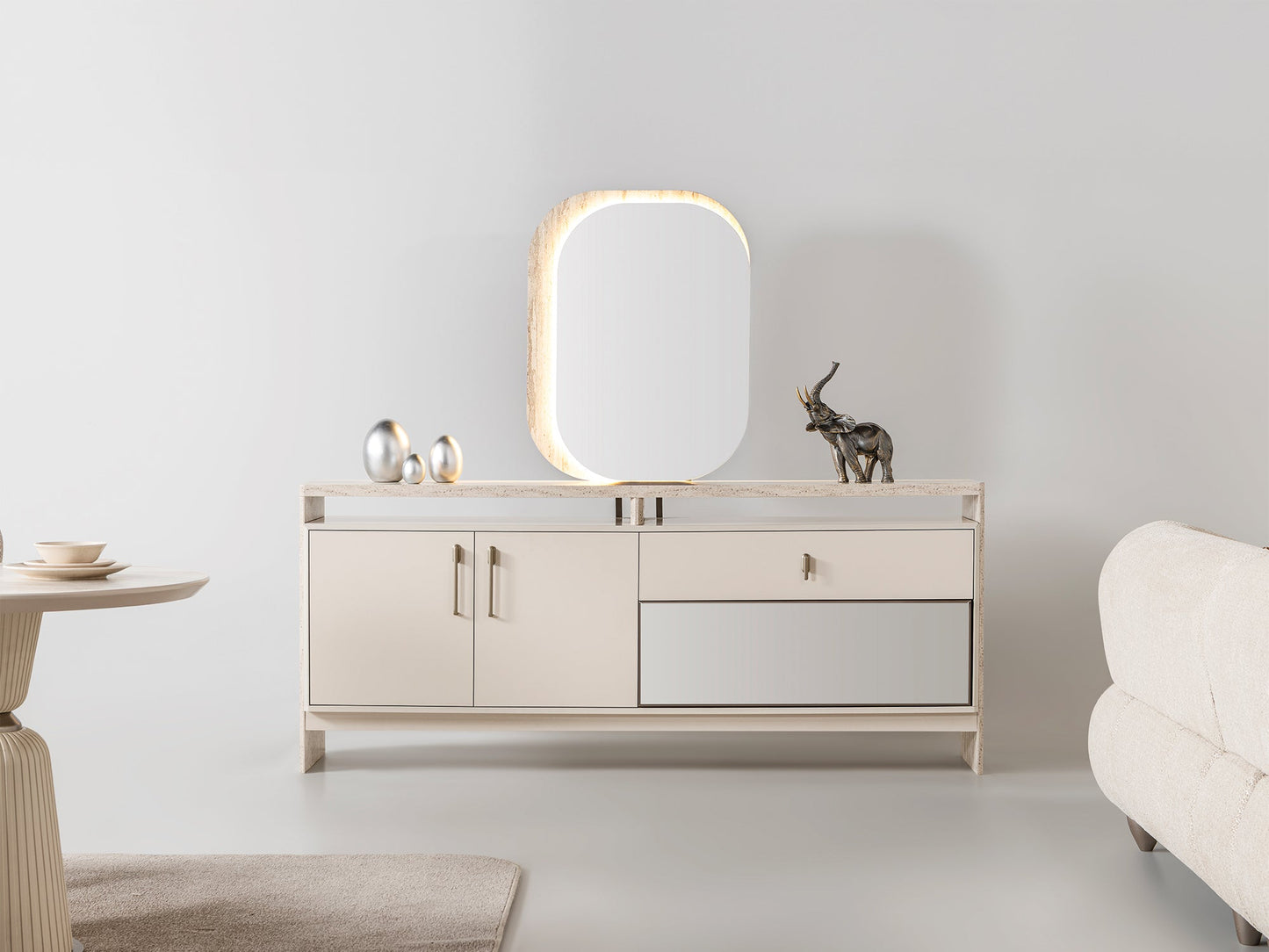 Bern Consol With Mirror