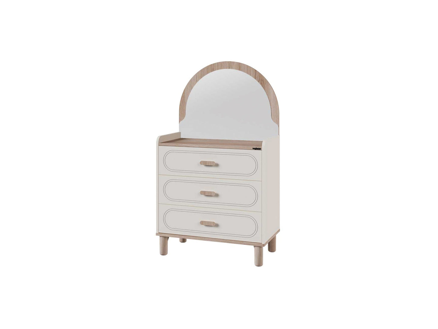Bohemsoft Chiffonier With Mirror