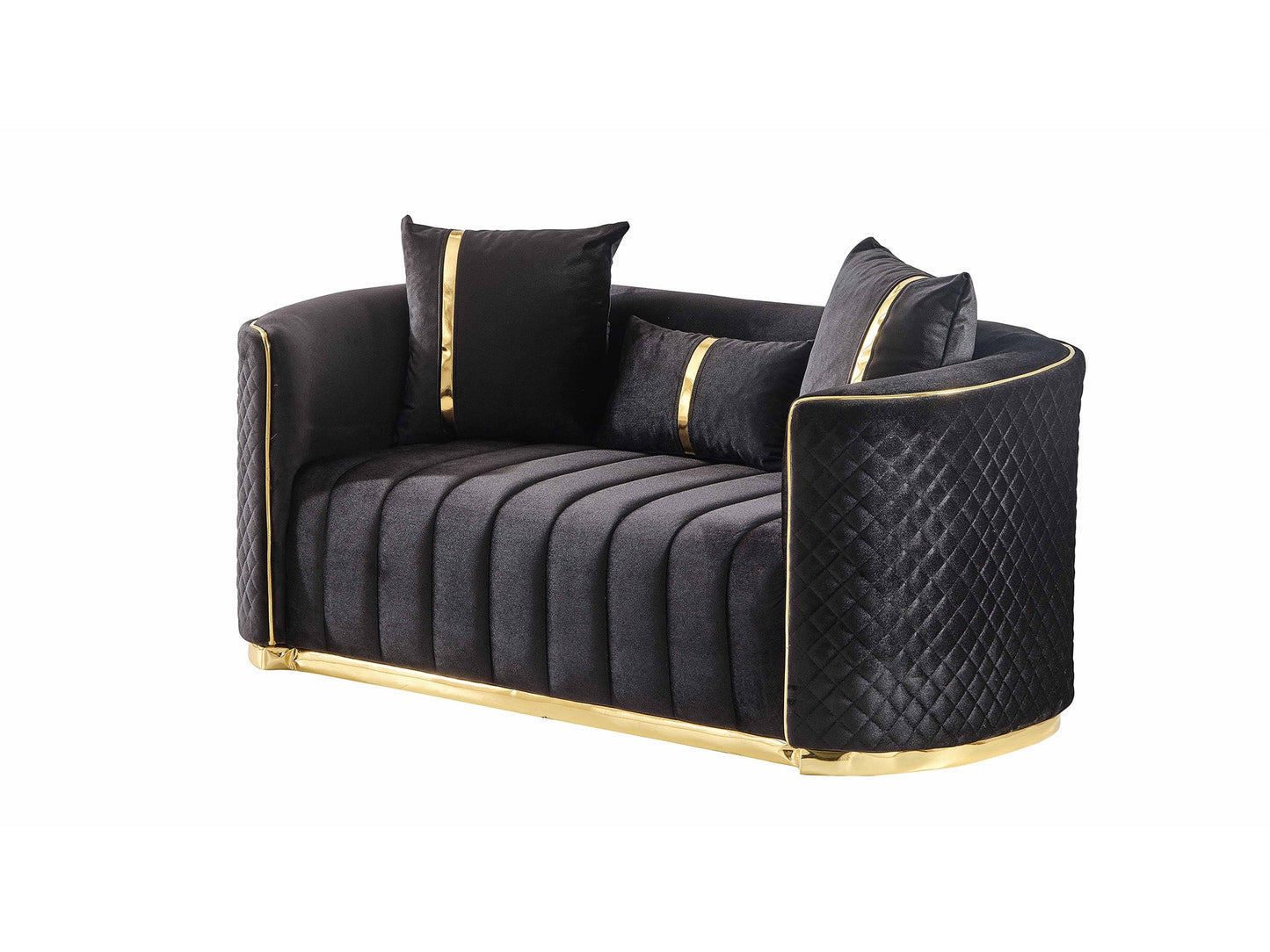 Ceko Stationary Loveseat Cream