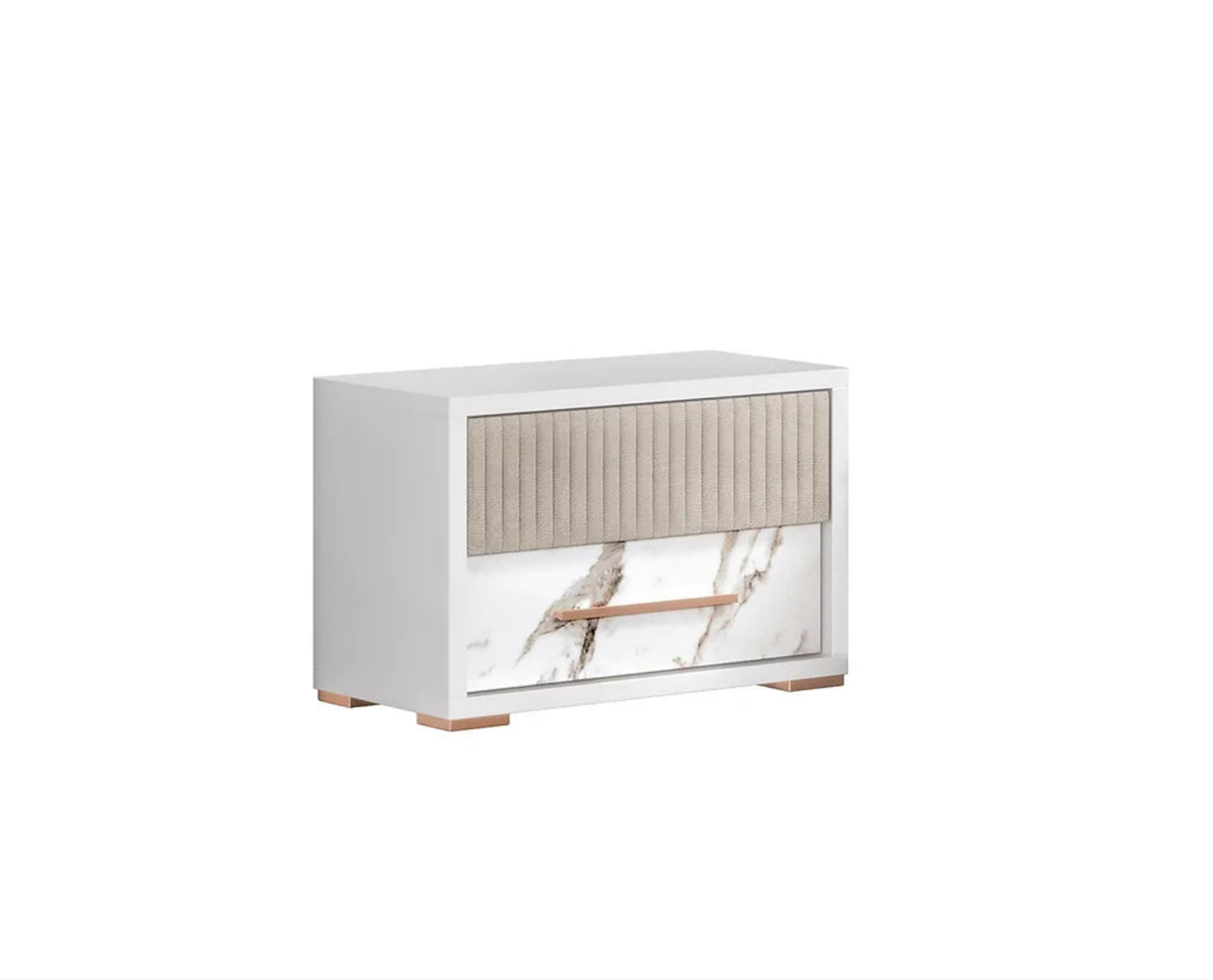 Cruz Collection LED Platform Italian Bedroom Set