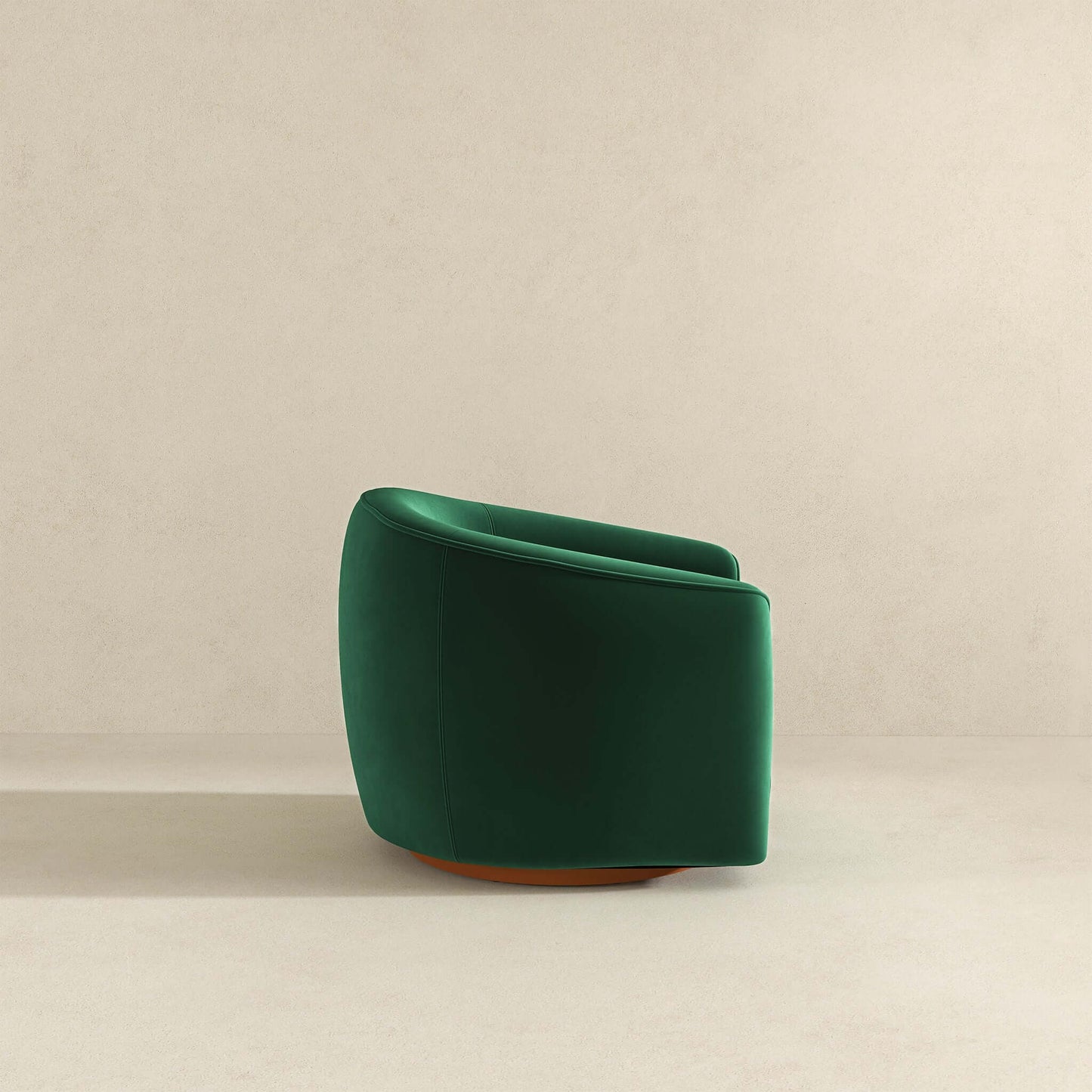 Elise Green Velvet Swivel Chair