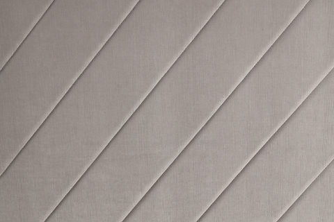 Grey Velvet King Bed B8012