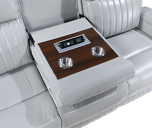 Ethan Light Grey 3pc Reclining Set S2121