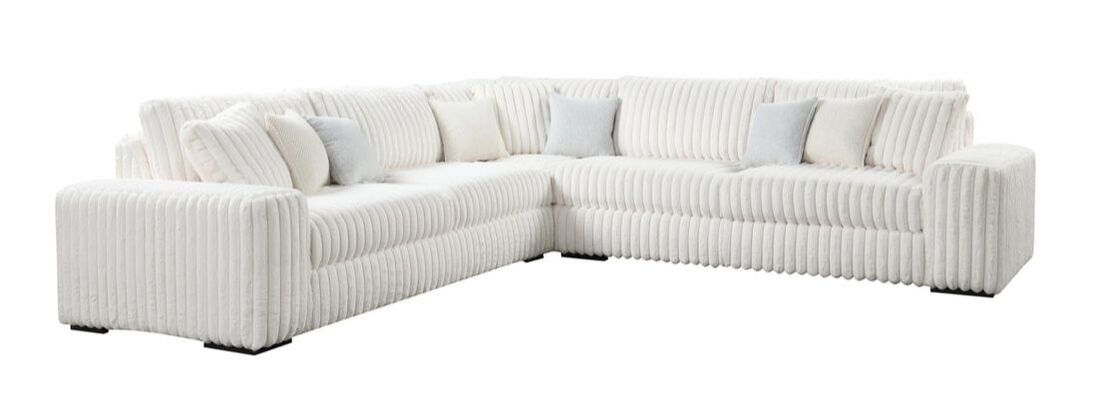 Marshmallow Beige Corduroy OVERSIZED Sectional