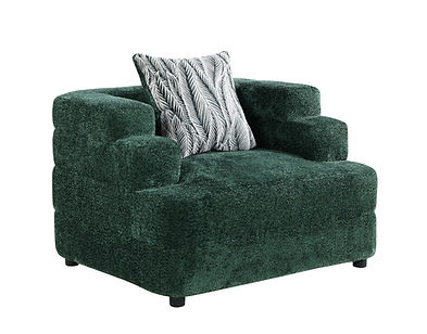 Stepso Green Boucle Living Room Set S1400