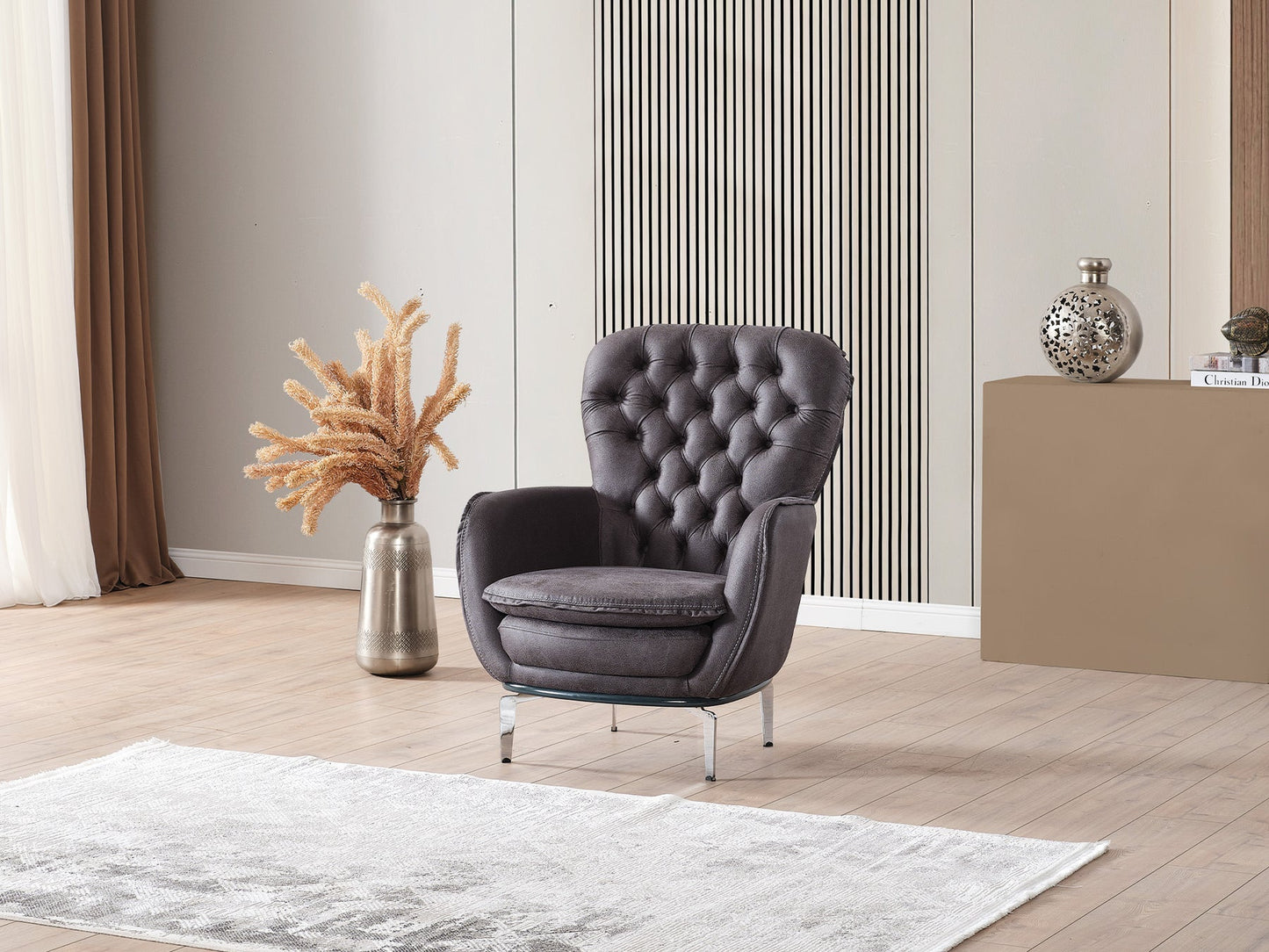 Bravo 3-pieces (Sofa & Loveseat & Chair) Livingroom Set Black