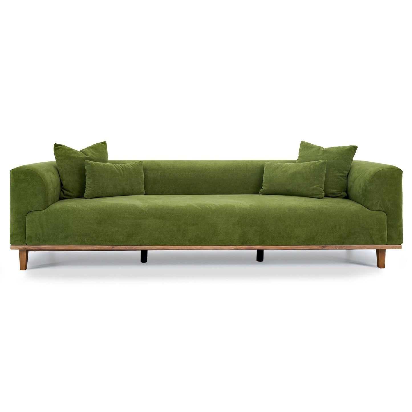 Richardson Green Velvet Sofa