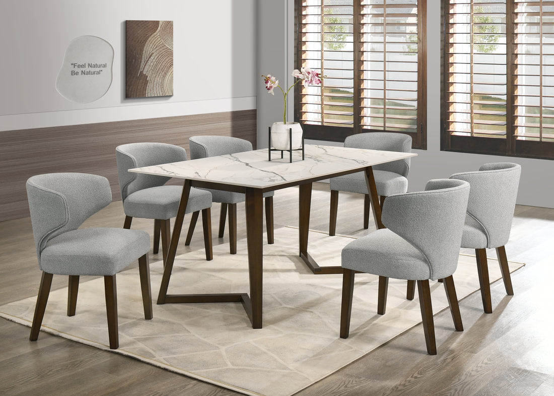 Cava30 Grey 7pc Dining Room Set