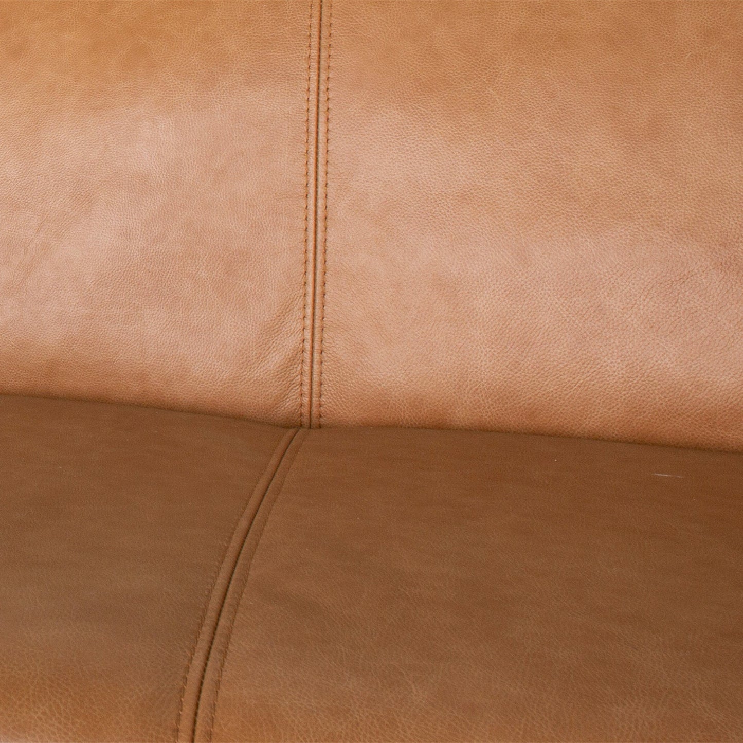 Phoenix Tan Genuine Leather Sofa