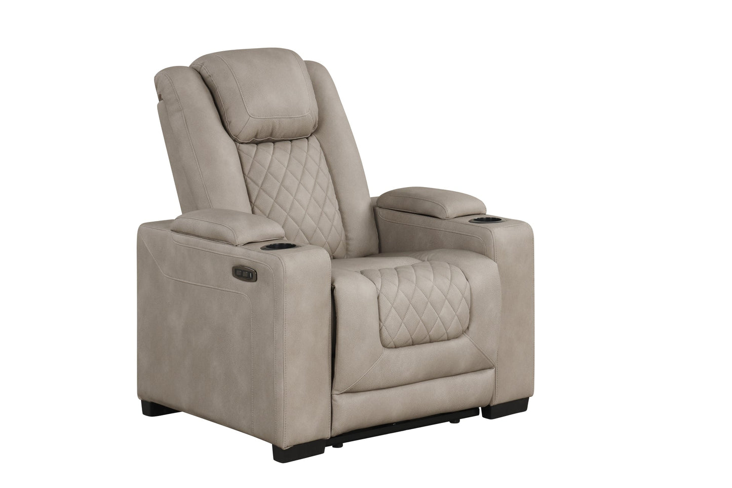 Rima L.Grey POWER 3pc Reclining Set S4306