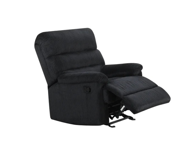Albert Black Fabric 3pc Reclining Set