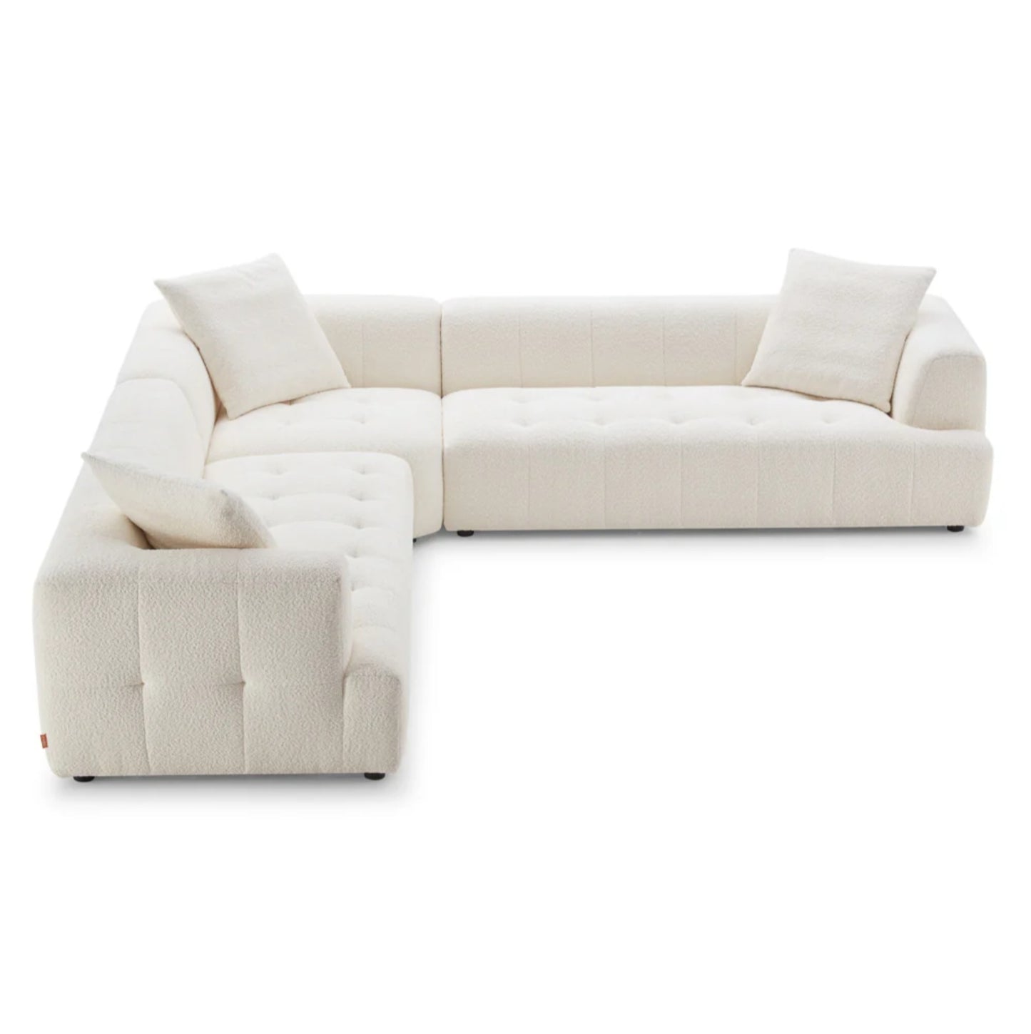 Kaynes Ivory Boucle Corner Sofa