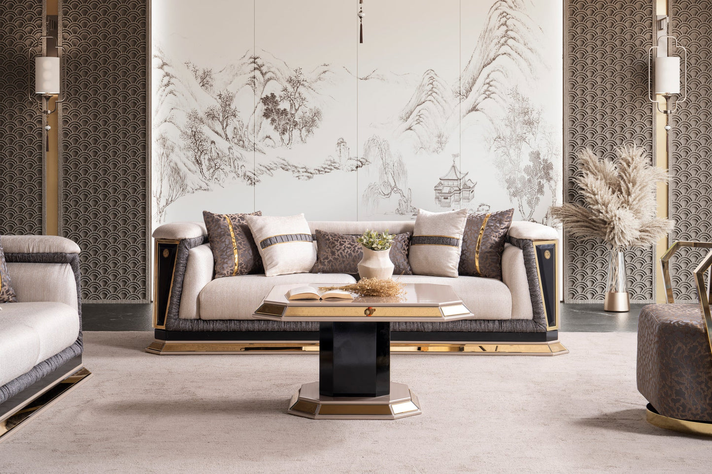 Diamond Collection Living Room Set