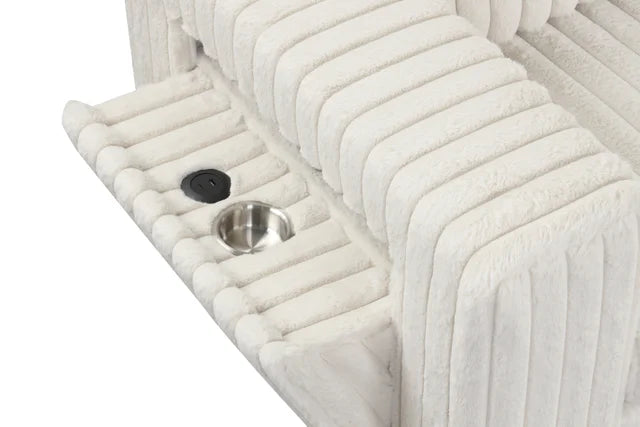 518 Beige Reversible Sectional