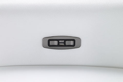 Nexus White POWER Reclining Sectional MI-1260