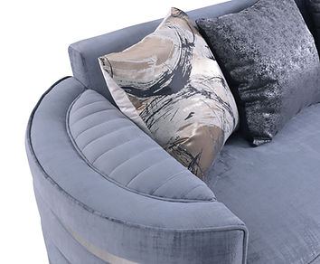 Minerva Grey Velvet Living Room Set S3300