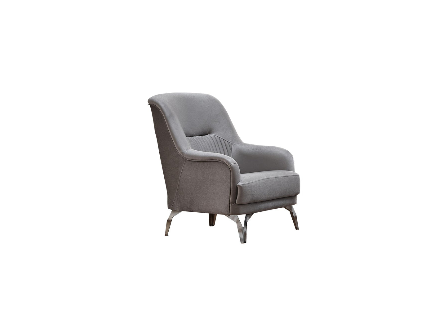 Everest 3-pieces (Sofa & Loveseat & Chair) Livingroom Set Light Grey