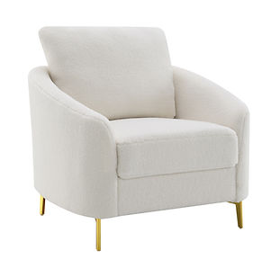 Lila White Boucle Living Room Set S160