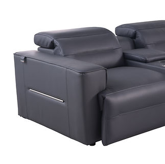 Nexus Dark Navy POWER Reclining Sectional MI-1260