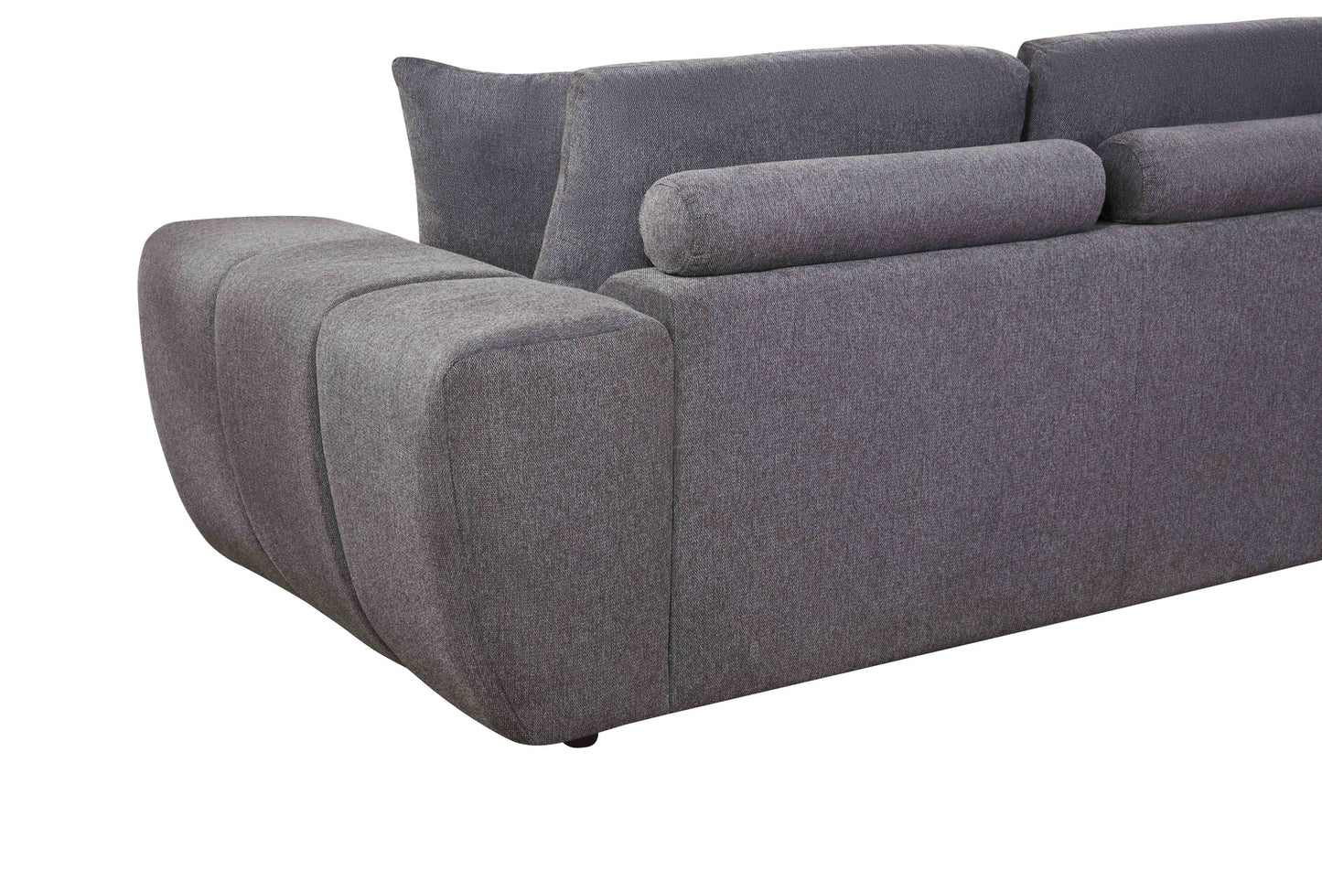 Uptown Grey Fabric Sectional