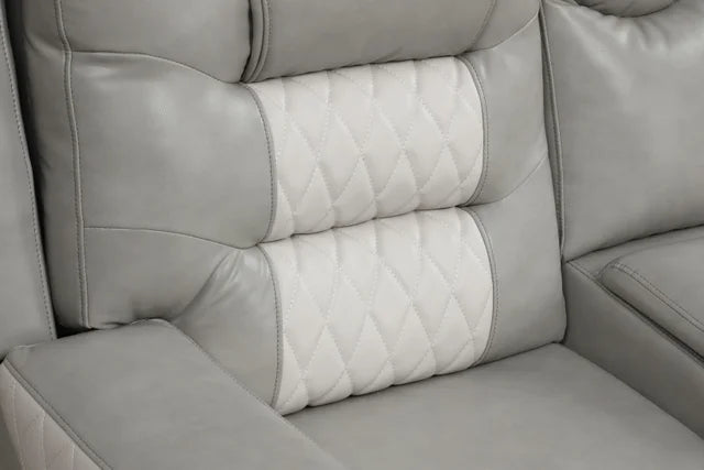 Jordon1 Grey 2tone Reclining Sectional