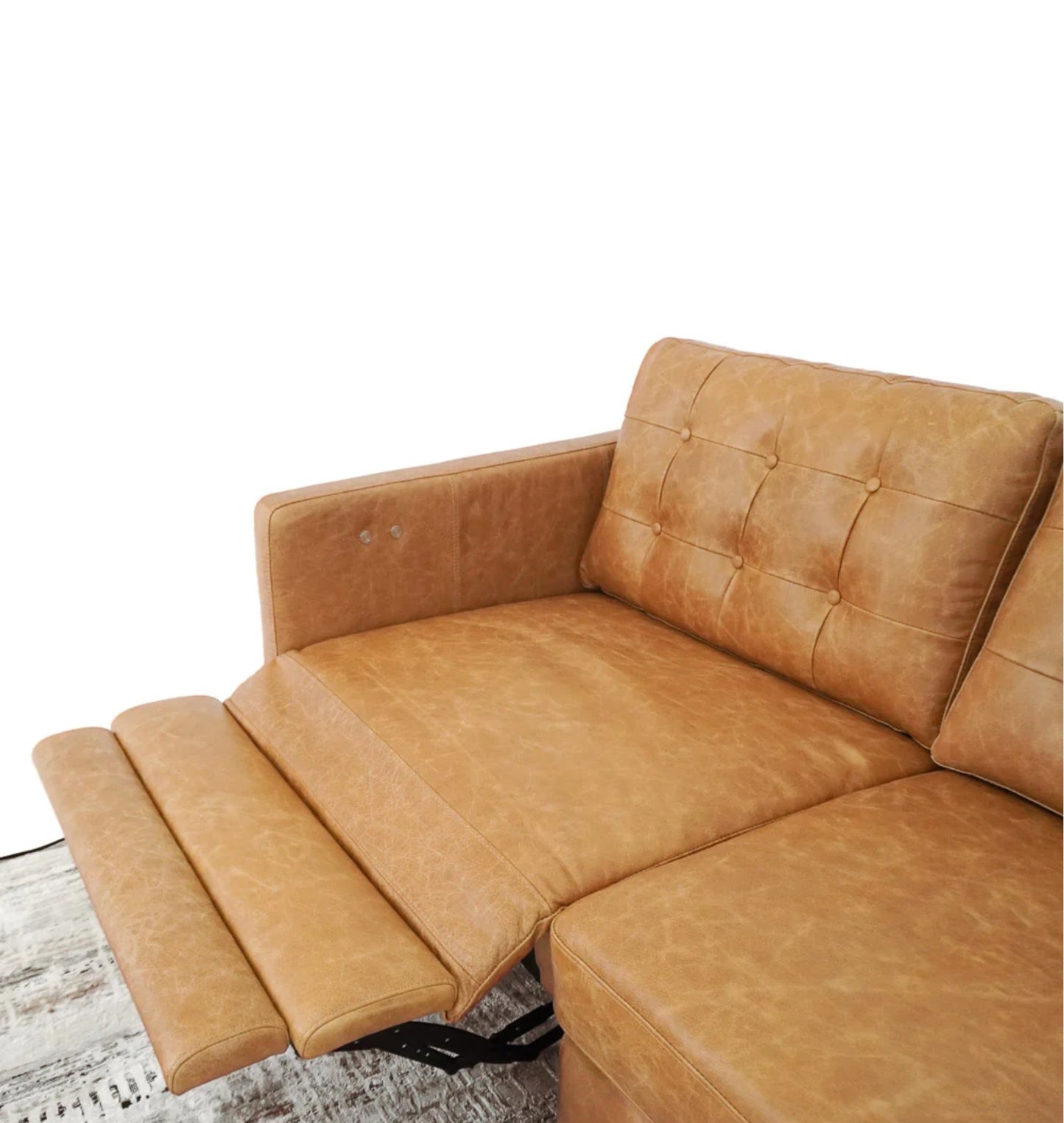 Christopher Tan Genuine Leather POWER LAF Sofa