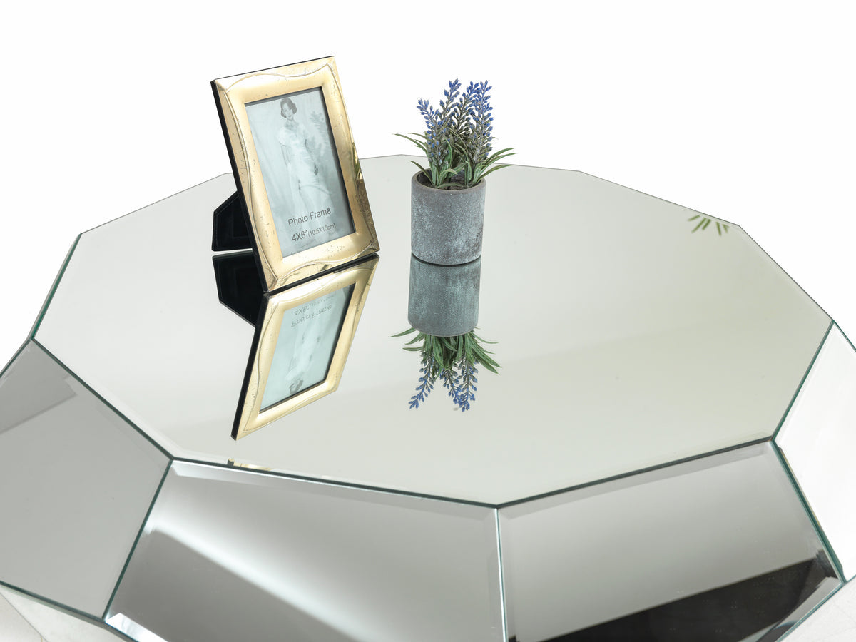 Diamond Mirrored Coffee Table