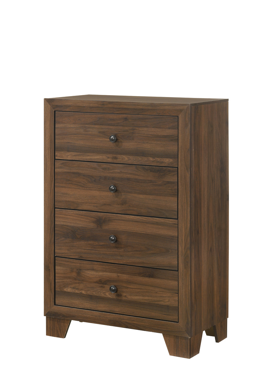 Millie Cherry Brown Upholstered Bedroom Set B9255