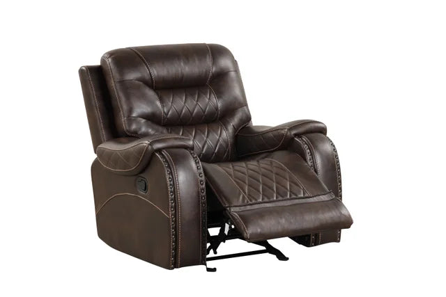 Ashley3000 Brown OVERSIZED 3pc Reclining Set