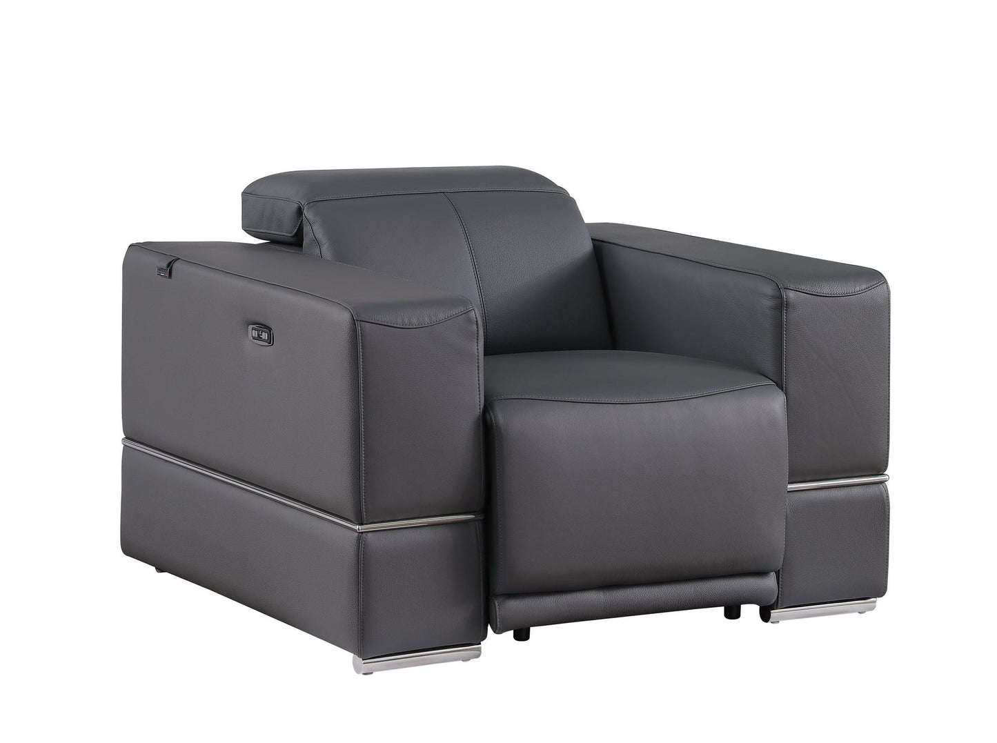 Franco Dark Grey POWER Reclining Living Room Set MI-1122