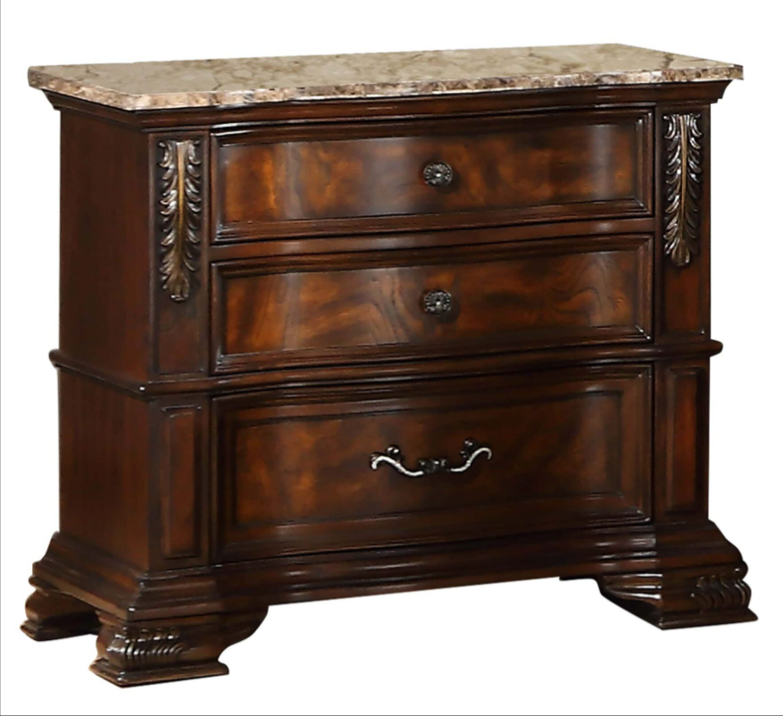 Santa Monica Collection Cherry Finish Bedroom Set