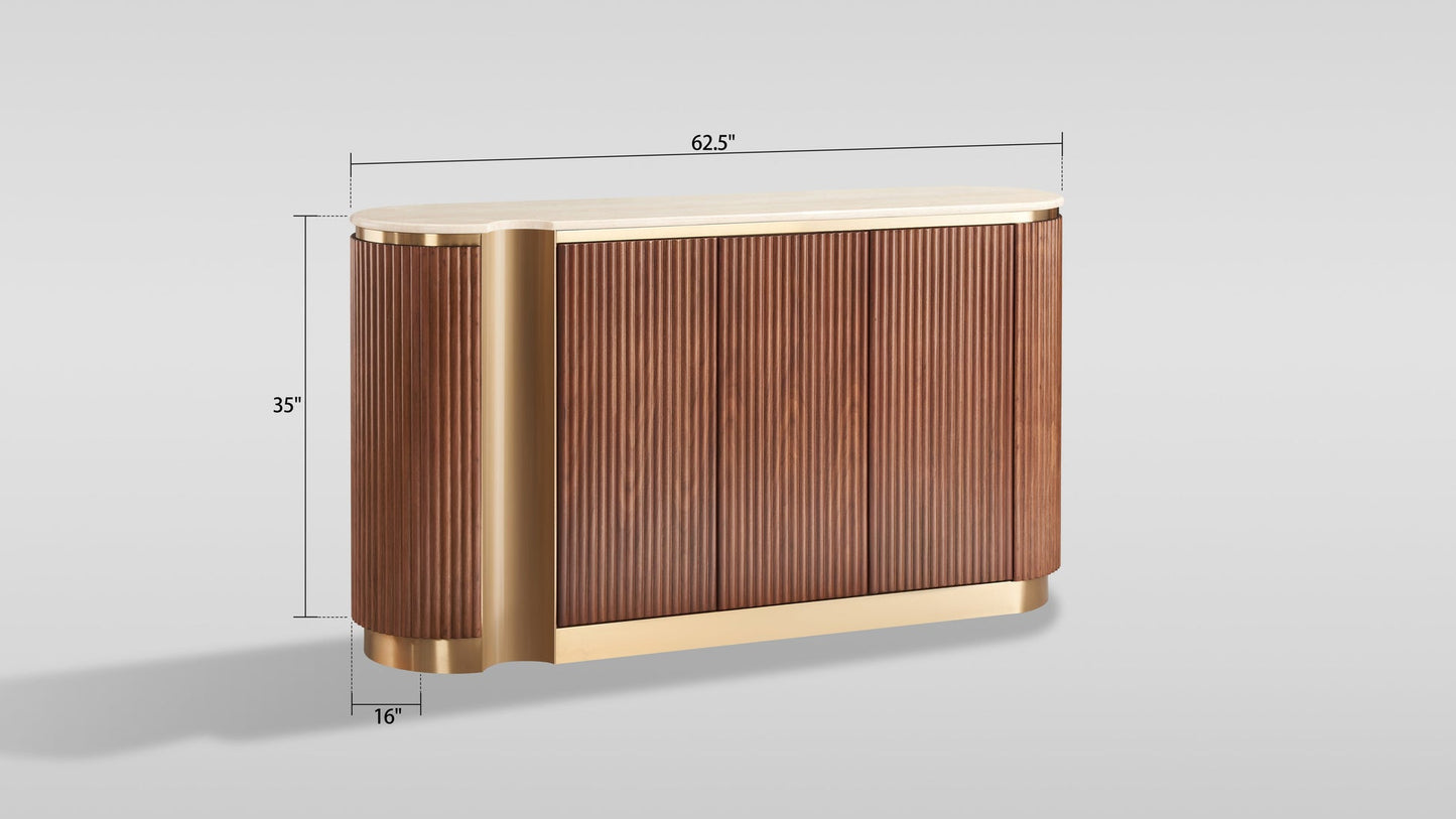 Valente Walnut Sideboard