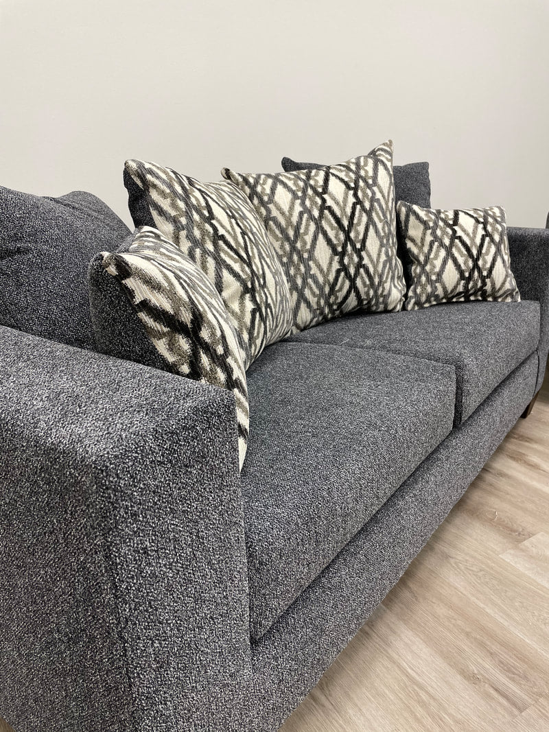 Steel Fabric Sofa and Loveseat 110