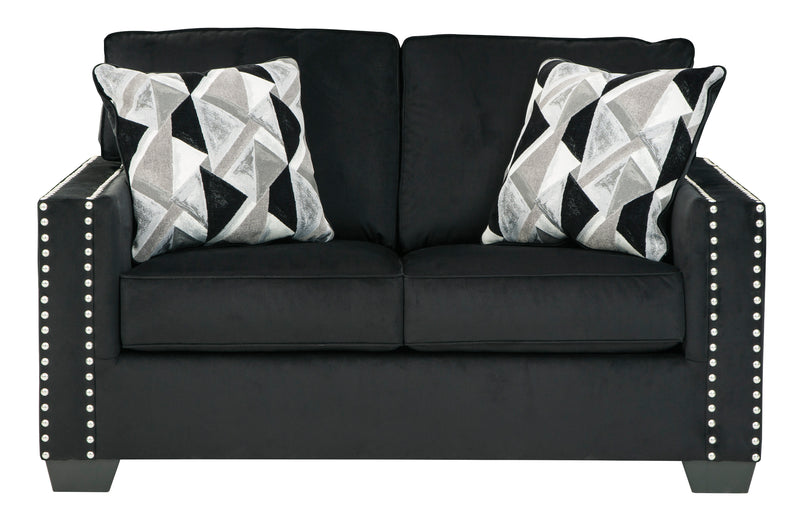 Gleston Onyx Sofa and Loveseat 12206