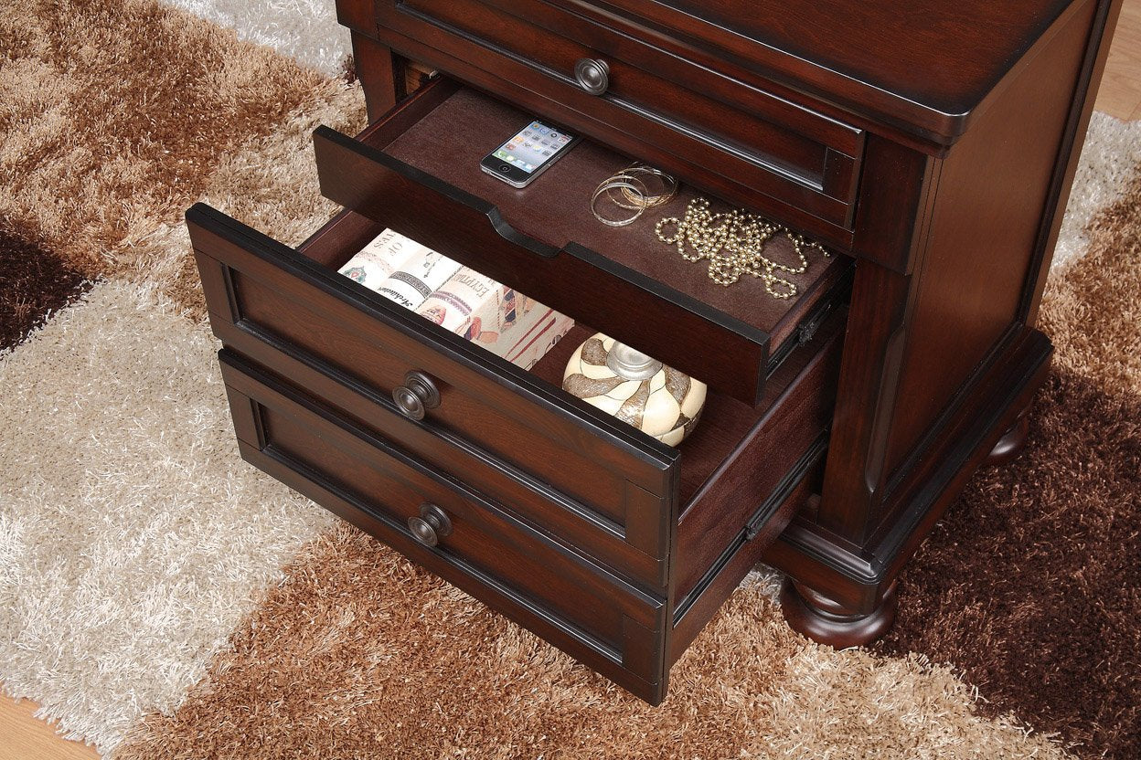 Cumberland Brown Storage Platform Bedroom Set 2159 - Harwin Furniture