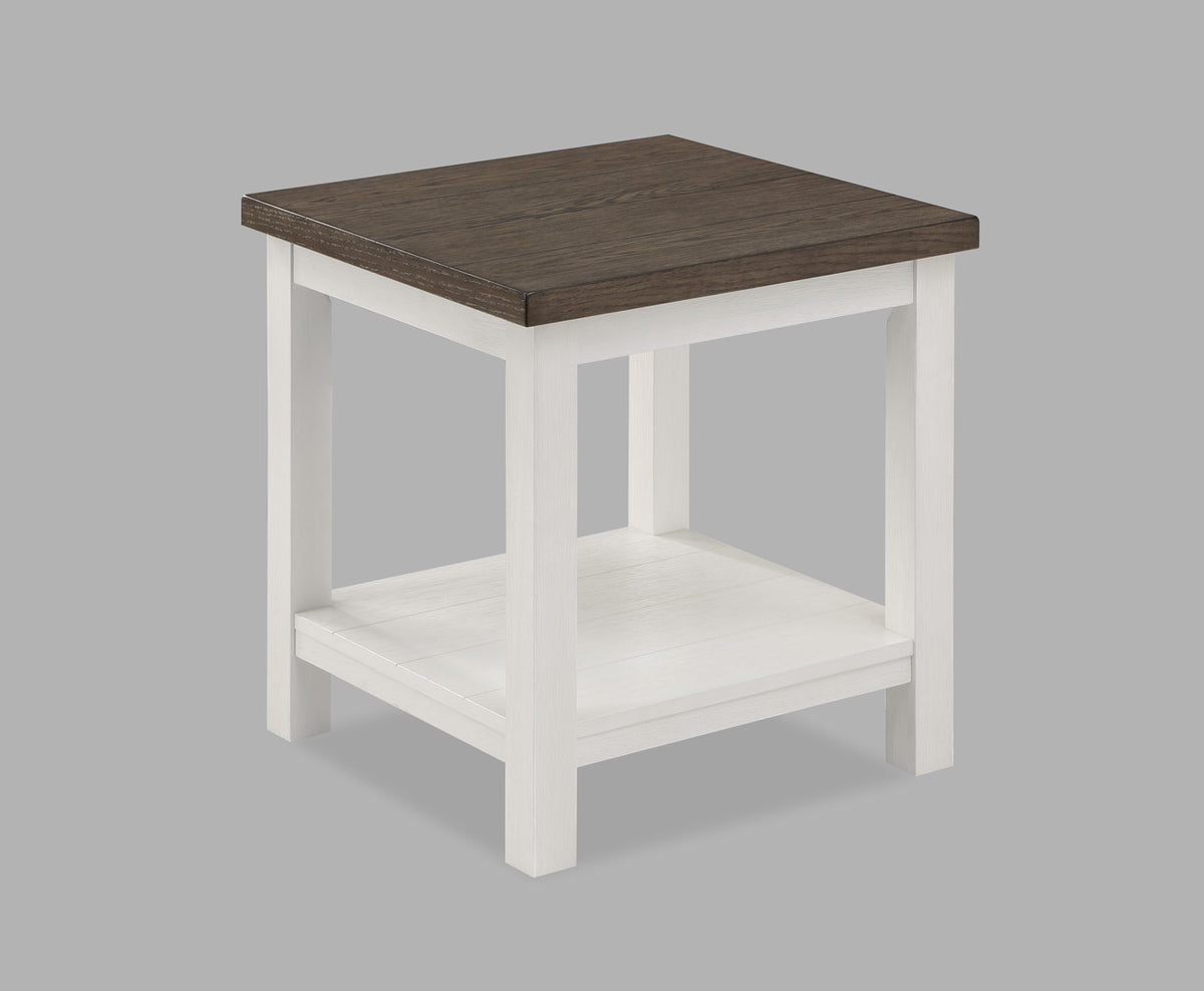 Dacota Chalk/White 3pc Coffee Table Set 3713