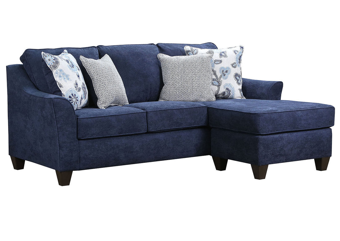 Lane Navy Reversible Sectional 4330