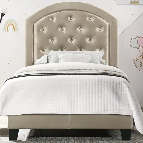 GABY FULL PLATFORM BED GOLD 5269
