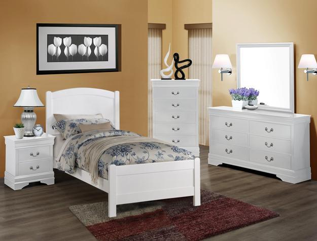 Helene White Youth Bedroom Set - Harwin Furniture