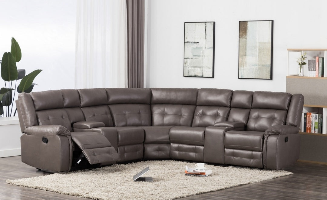 Arny Gray Reclining Sectional SH3212