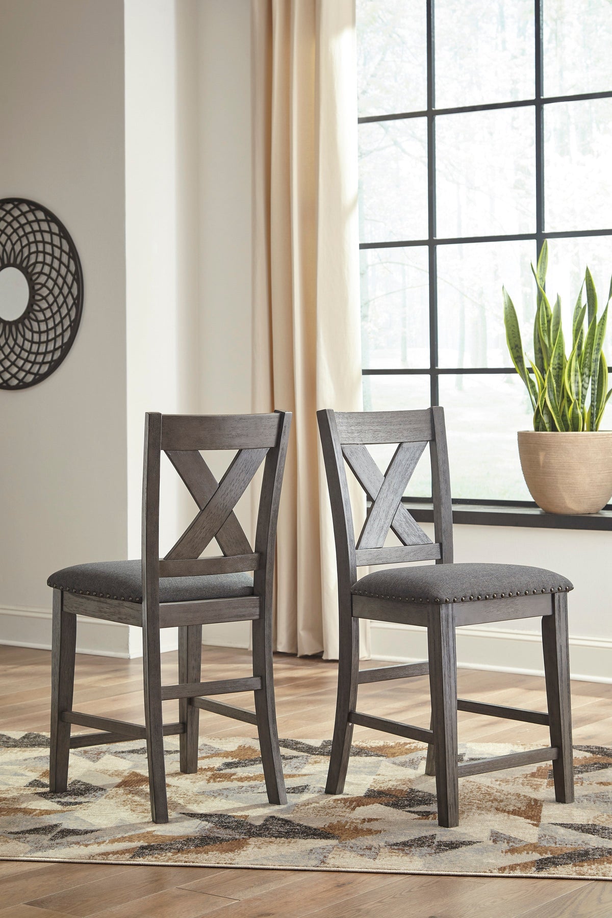 Caitbrook Gray 5-Piece Counter Height Set
D38813 - Harwin Furniture