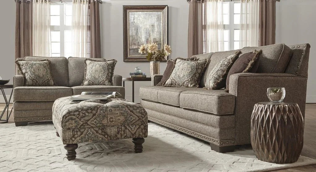 Malibu Buckhorn Fabric Sofa and Loveseat S10100