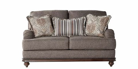 Driftwood Wood Trim Sofa and Loveseat S17200
