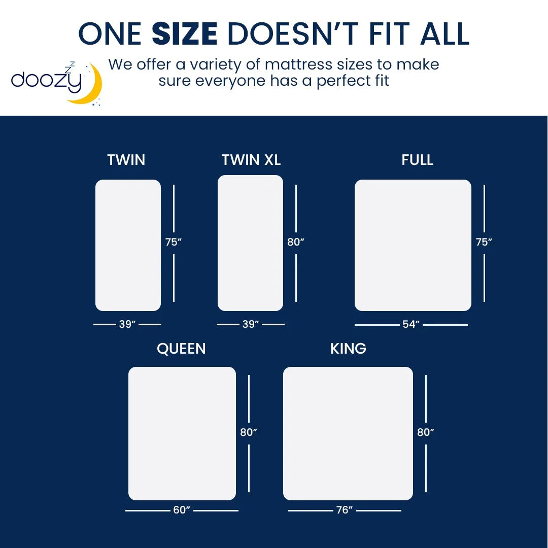 Doozy 10" Queen Cool Gel Foam Mattress - Harwin Furniture