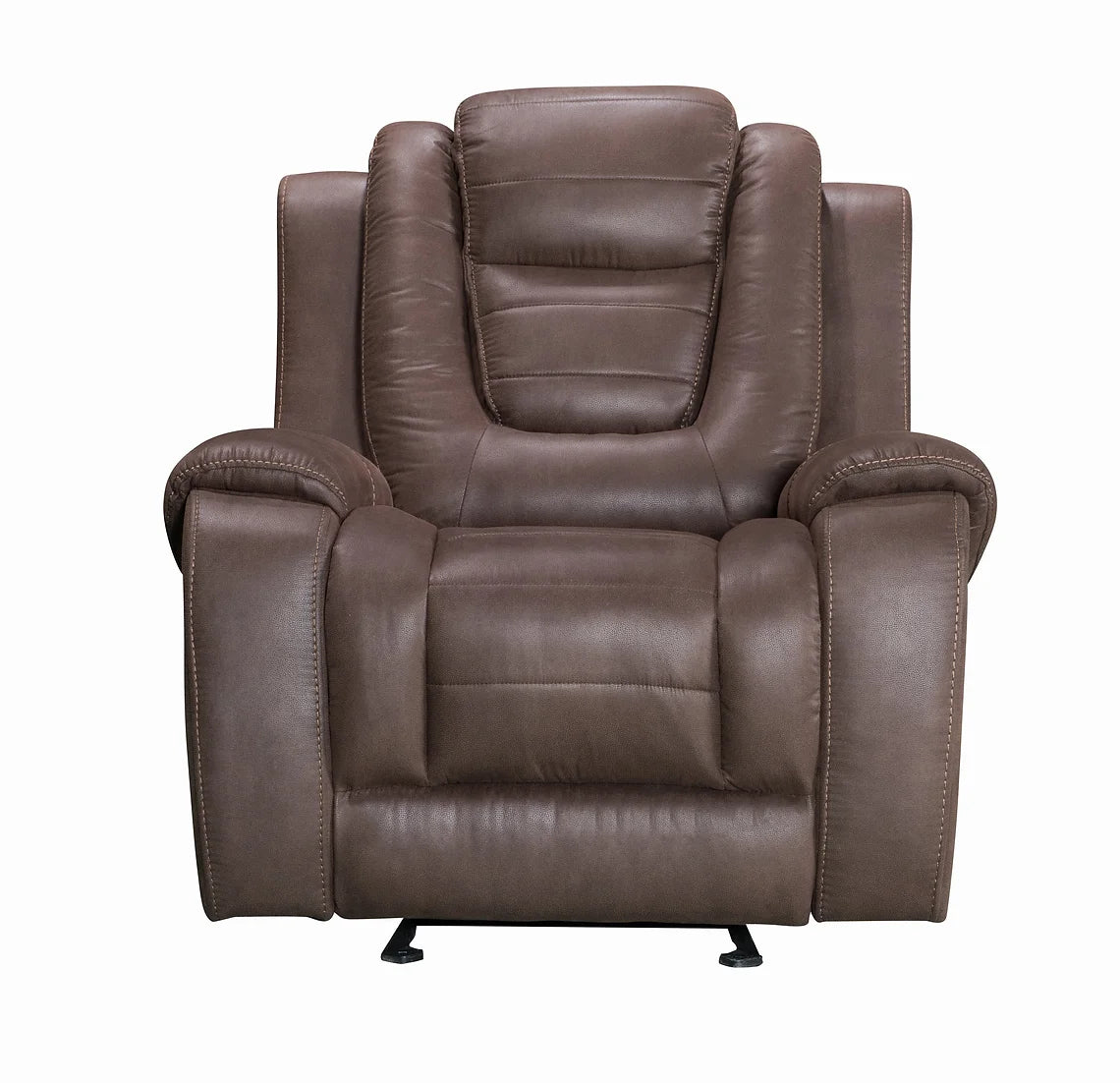 Galaxy Brown Fabric 3pc Reclining Set S9009