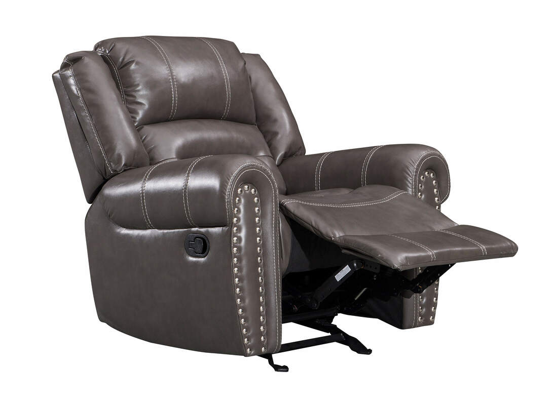 Lexington2023 Gray 3pc Reclining Set