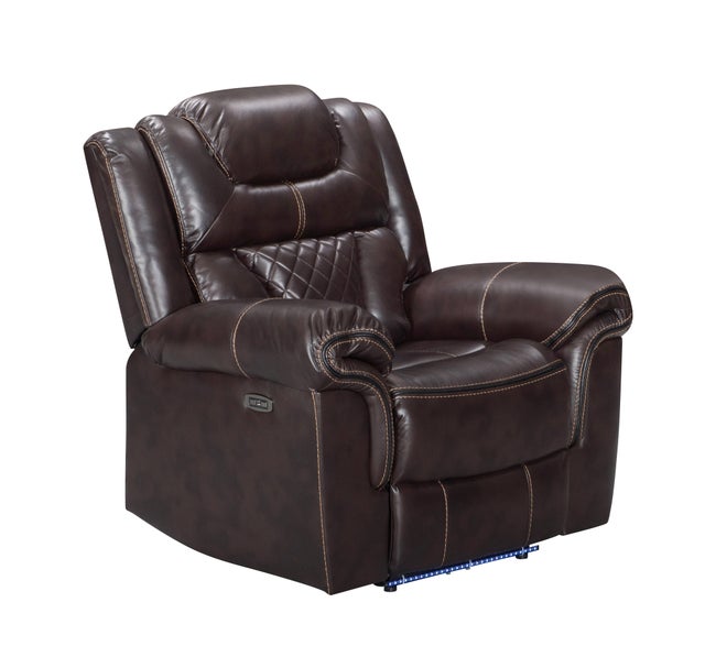 Alexa Brown POWER/LED/BLUETOOTH SPEAKERS Speakers 3pc Reclining Set