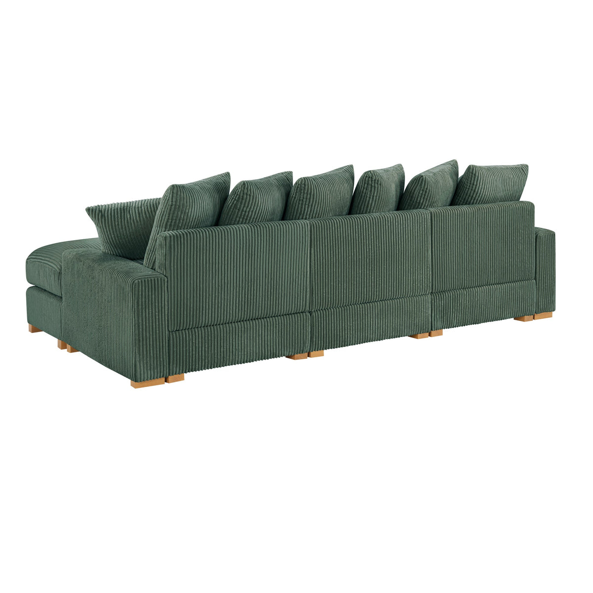 Azura Olice Corduroy Fabric Sectional S551