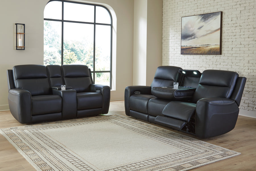 5Z-Comfort Onyx Power Reclining Living Room Set PCU1090215